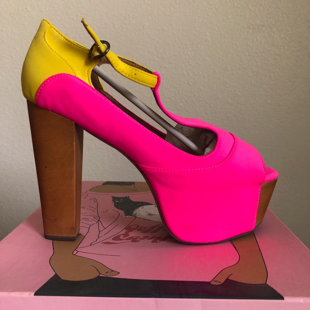Jeffrey Campbell Neon Foxy Platform Heel | Size: 8